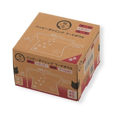 Amazoncm登場商品 ハッピーダイニング 脚付フードボウル 猫柄 シリコン付き高さがあるので自然な姿勢で食べられます 猫壱 Necoichi