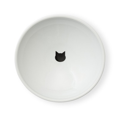 猫用 脚付にゃにゃめフードボウル ハイタイプ 猫柄フードが