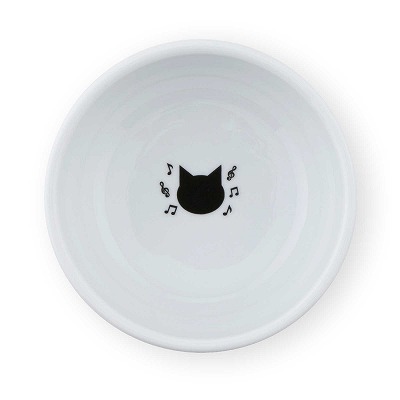 ＜猫壱＞猫用食器　脚付食器　ハッピーダイニング　脚付フードボウル　L　DCM限定　食器部分