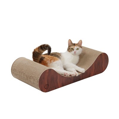 ねこばーぐページ ペットプロ キャットタワー スイング 高さ38cm ねこがくれ 爪