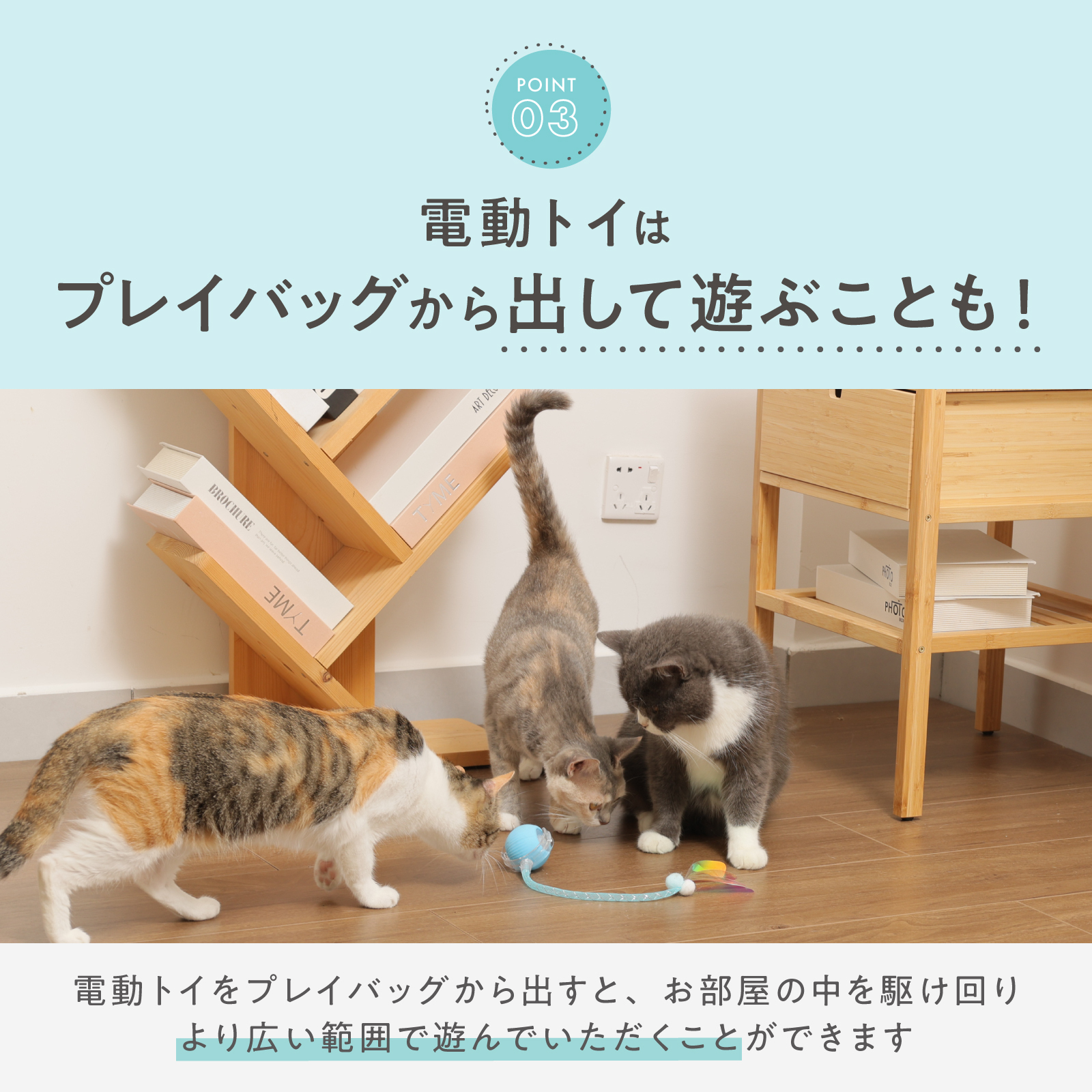 キャット電動トイ クリア | 猫壱（necoichi）