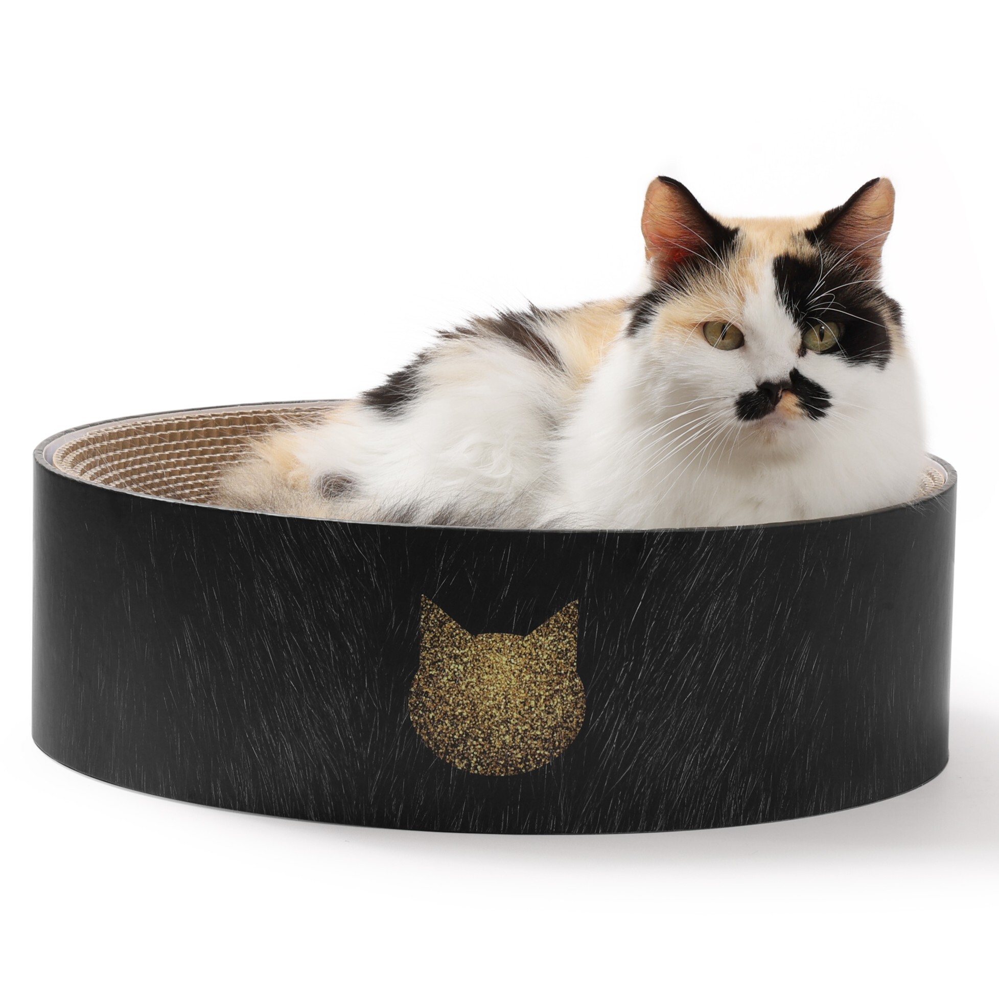 ＜猫壱＞爪とぎ　ダンボール爪とぎ　バリバリボウル　キジトラ